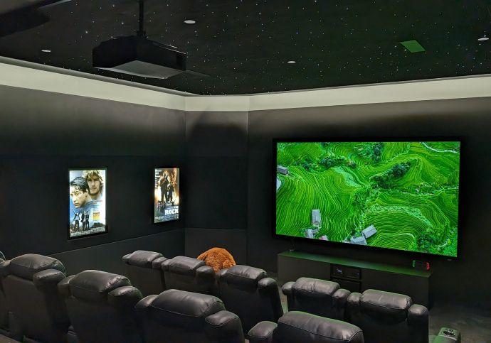 Custom Media Room Design and Installation